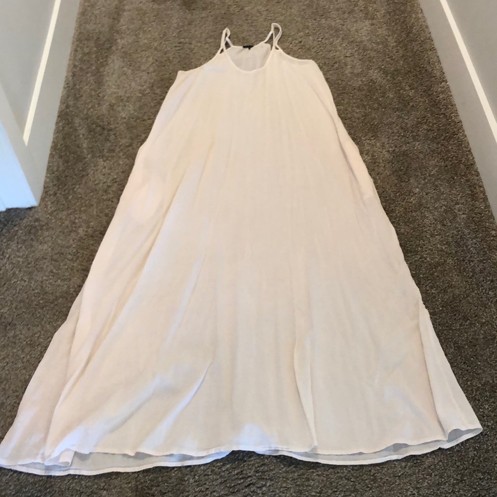 Elegant Cream Maxi Dress